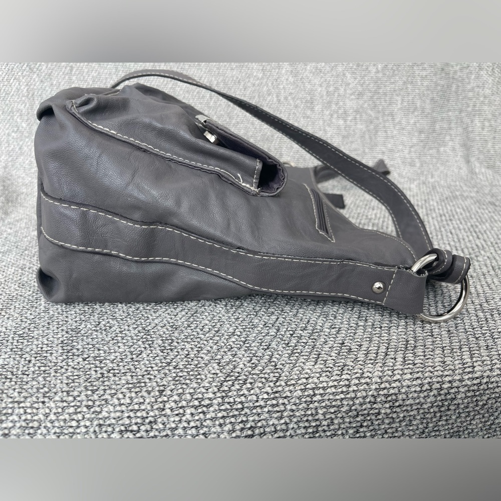 Rosetti Gray Crossbody Bag with Adjustable Strap - Picture 14 of 16